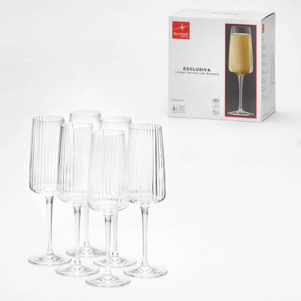 Gläserset Exclusiva Klar, 6-teilig - Klar, KONVENTIONELL, Glas (255ml) - Van Well