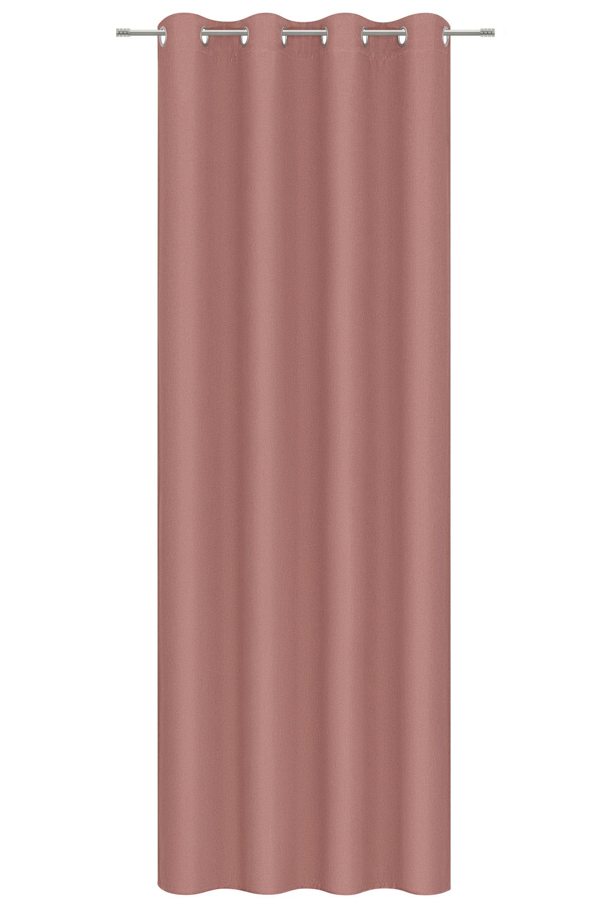 ZASŁONA NA PRZELOTKACH MINOS - różowy, Basics, tkanina (130/245cm) - Esposa