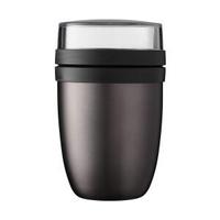 POJEMNIK TERMICZNY 107647040300 - kolor tytanowy, Basics, tworzywo sztuczne/metal (500ml) - Mepal