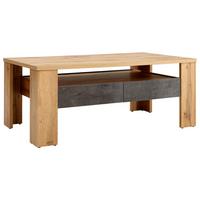 STOLIK KAWOWY MONO - dąb wotan/szary, Design, materiał drewnopochodny (110/64,5/44cm) - Ti'me