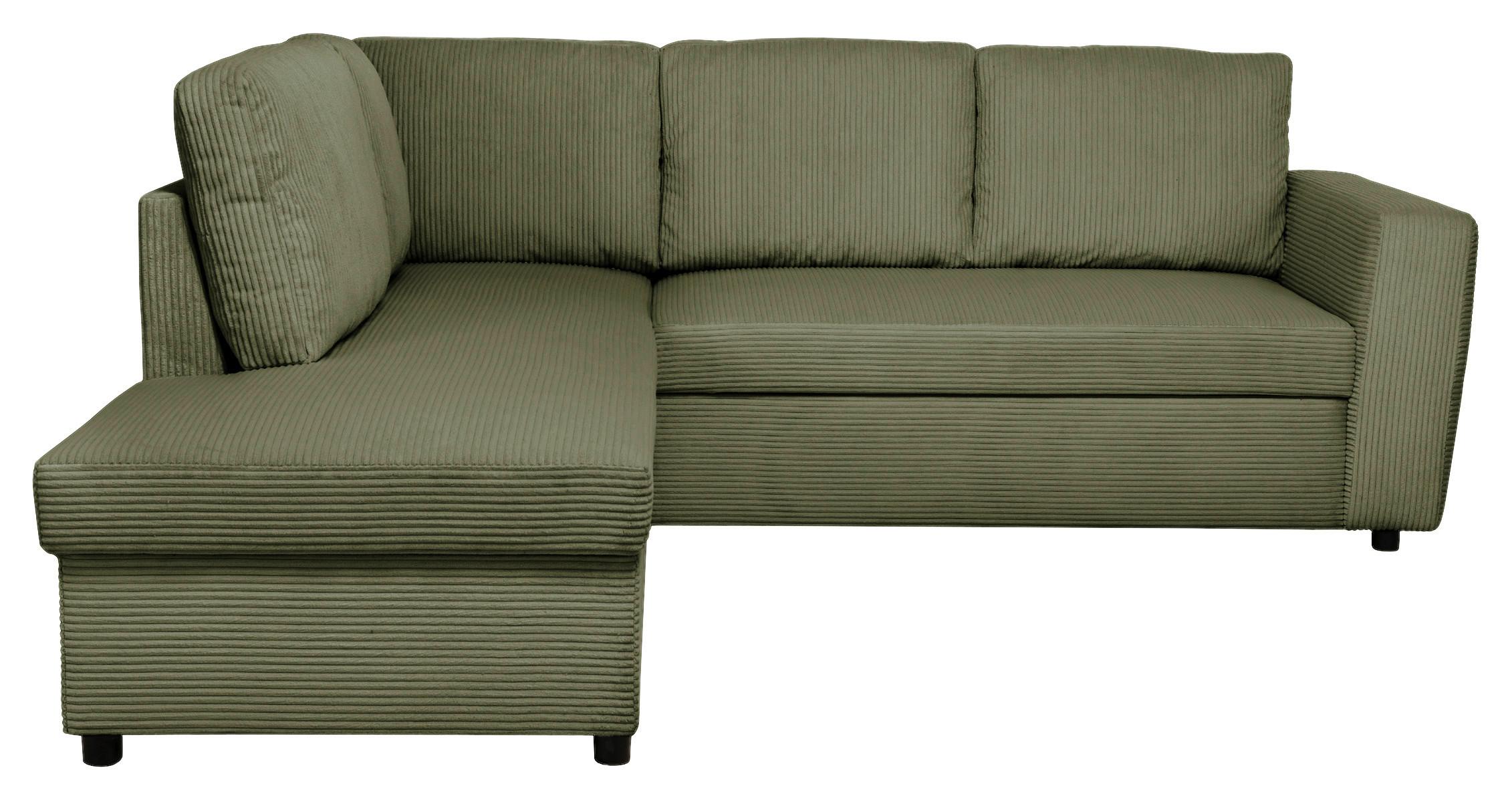 Kutna Garnitura Toulouse - Khaki/crna, Trend, drvo/metal (206/224cm)