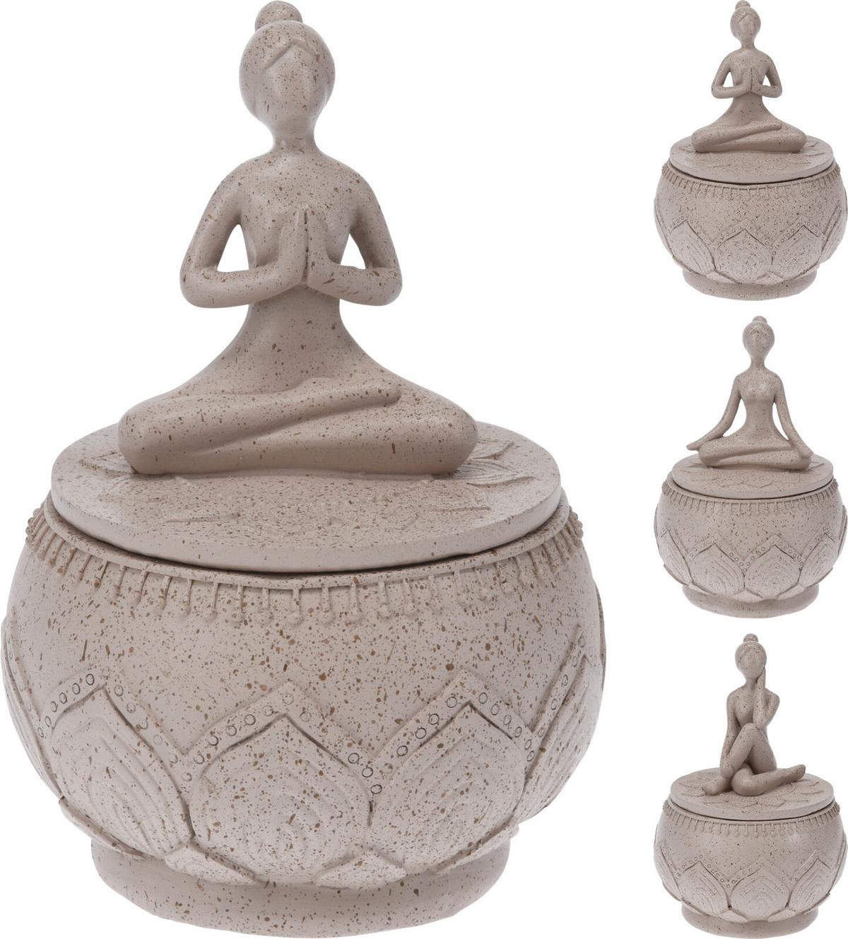 Statuetă feminină Lady Yoga - Basics (10,5/15,5cm)