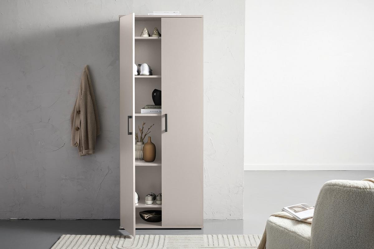 SZAFKA UNIWERSALNA ALEX - czarny/kaszmir, Konventionell, materiał drewnopochodny/tworzywo sztuczne (70/178,9/33,4cm) - Xora