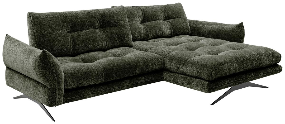 Coltar BAXTER - gri, Modern, textil (280/68-87/177cm) - Premium Living