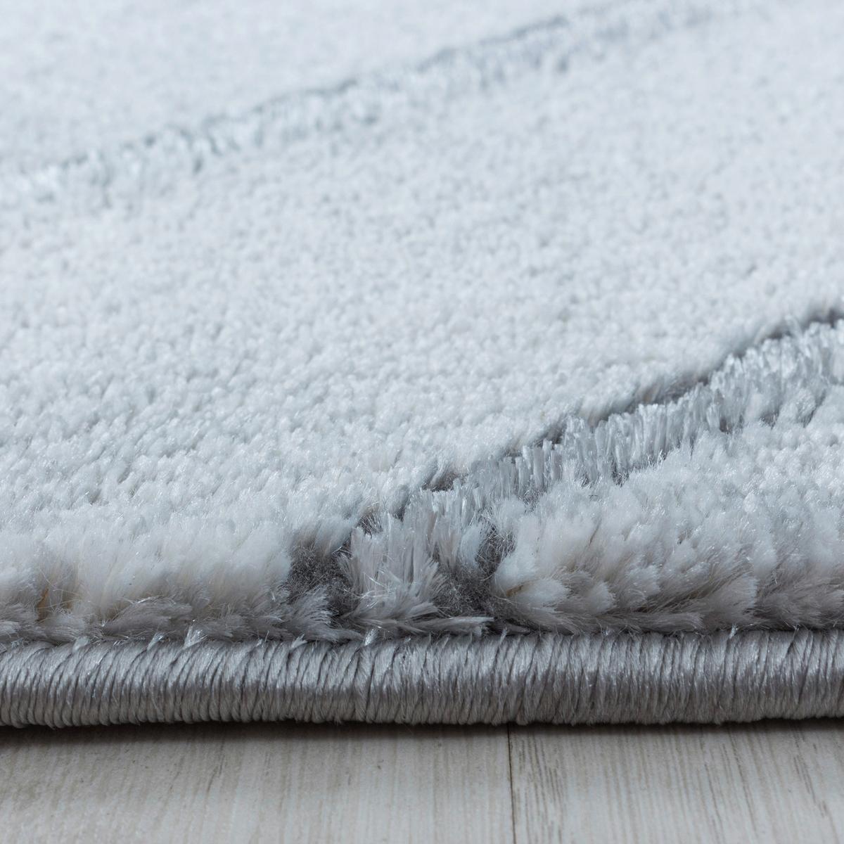 Webteppich Naxos Silberfarben ca. 140x200cm - Silberfarben, Design, Textil (140/200cm)