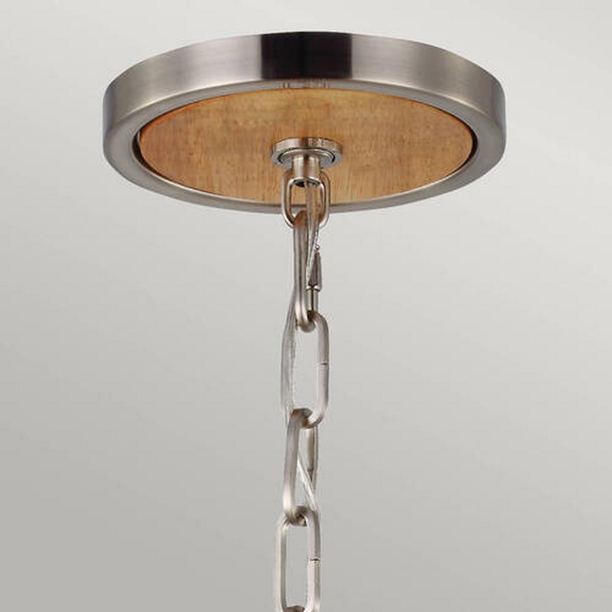 Viseća Svjetiljka Allier - Natur, staklo/drvo (66/87.6cm) - Elstead Lighting