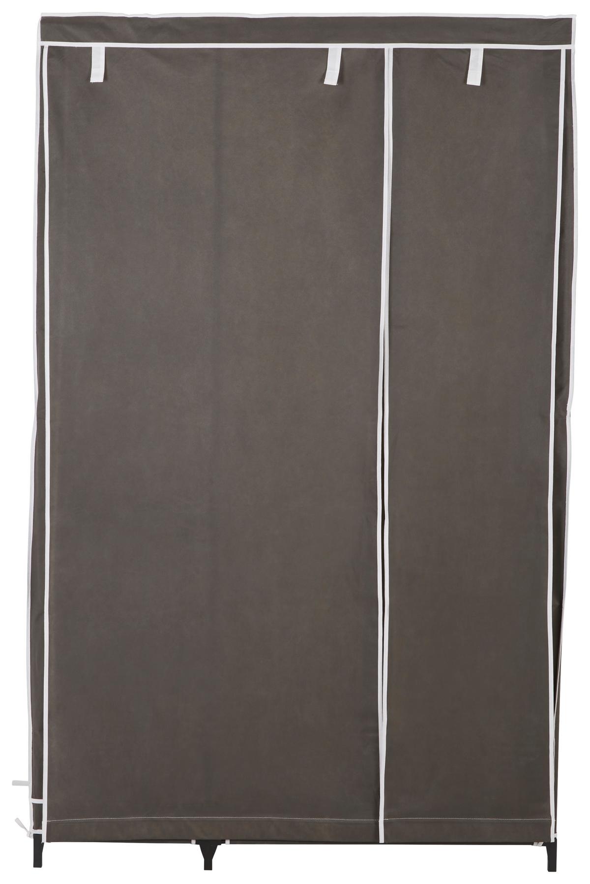 SZAFA MATERIAŁOWA JACK - szary, Basics, tworzywo sztuczne/metal (110/178/46cm) - Carryhome