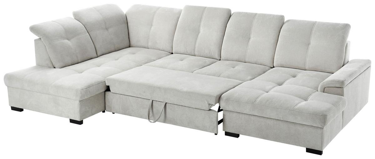 Coltar PRADA - argintiu/gri-maro, Modern, textil (230/358/176cm)
