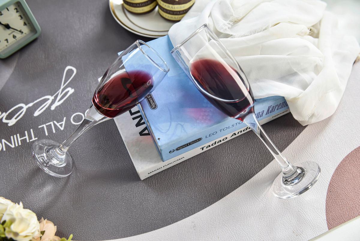 Set Kozarcev Wine, 6-Delni - prosojno, Basics, steklo (6,8/21,5cm) - Echtwerk