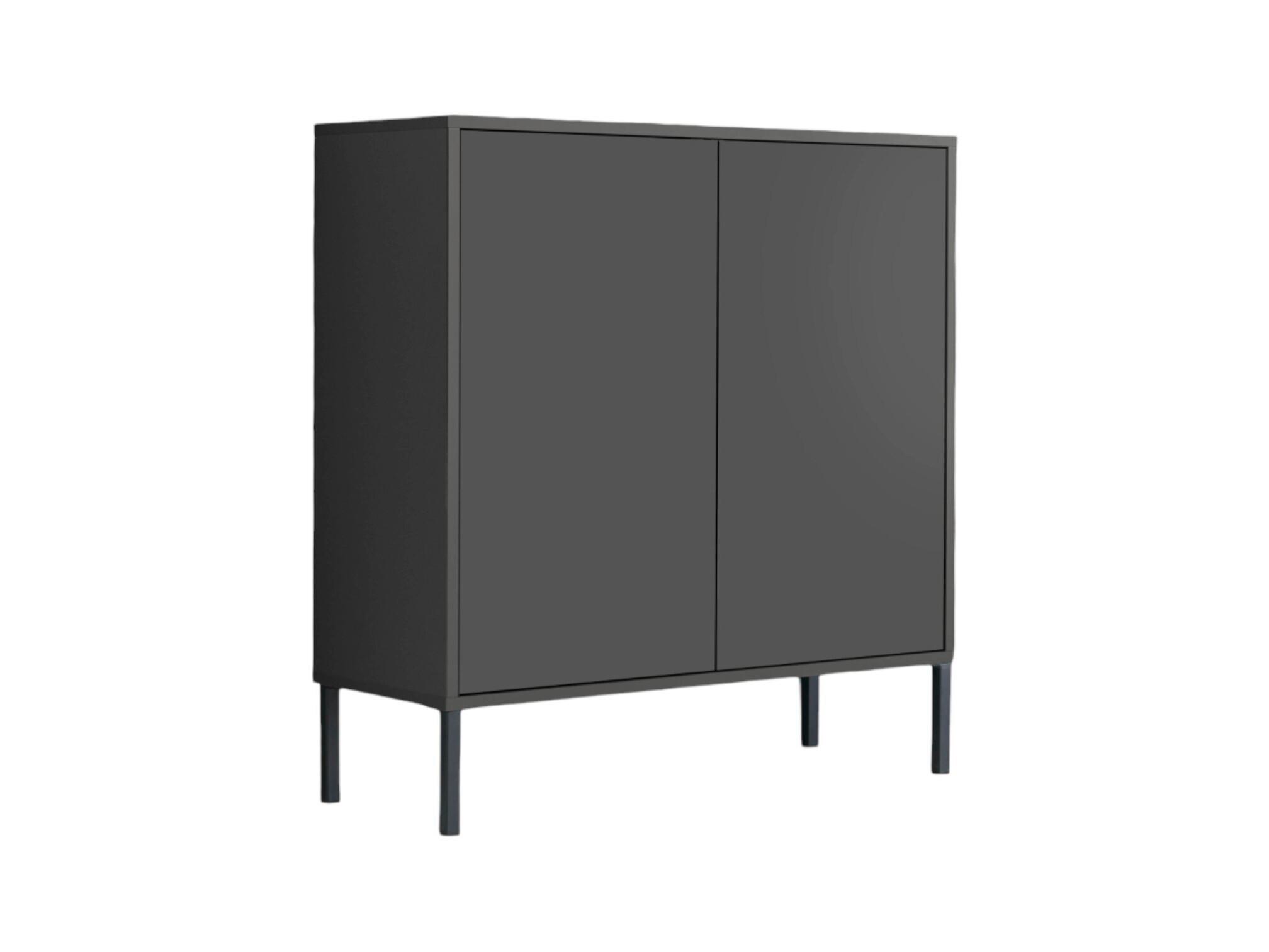 Kommode Mailand Typ 4 Anthrazit - Anthrazit, MODERN, Holzwerkstoff/Metall (79/86/33cm) - MID.YOU