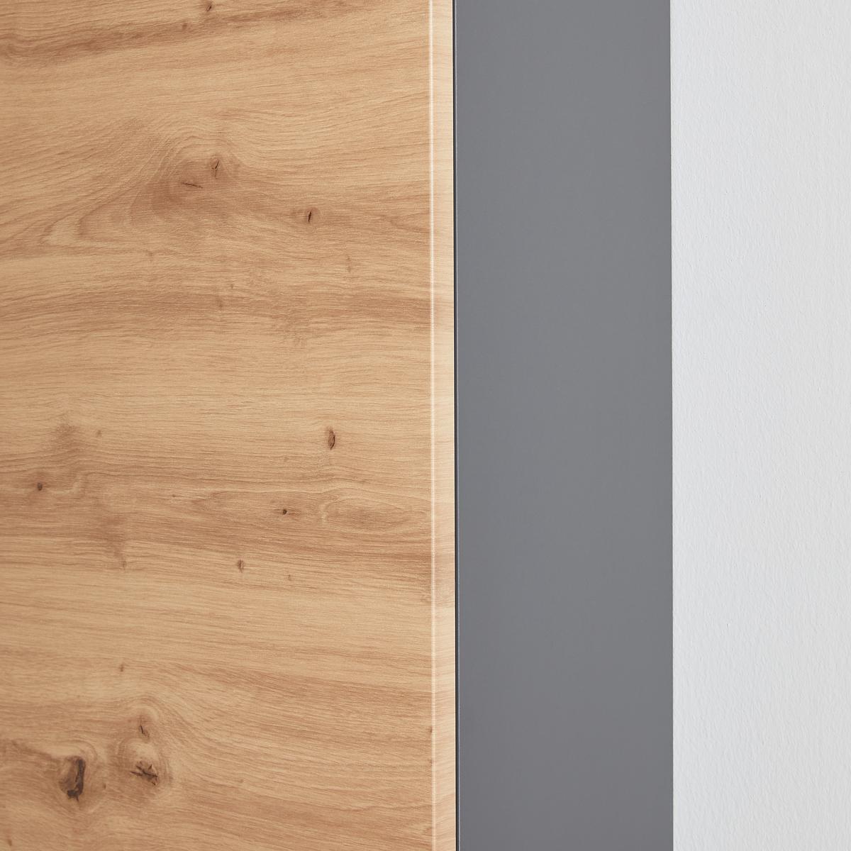Oberschrank Memphis Grau/Eiche Artisan - Eiche Artisan/Grau, MODERN, Holzwerkstoff (40/70/23cm) - Mömax