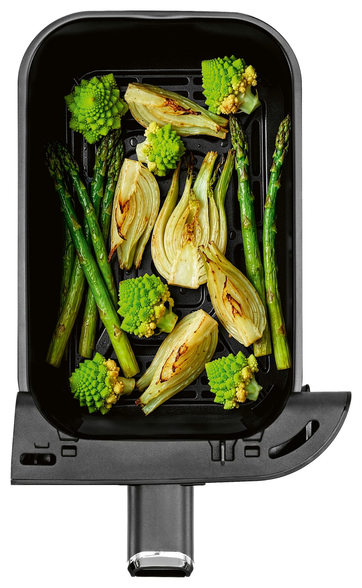 Heißluftfritteuse Gourmetmaxx Schwarz/Edelstahlfarben - Edelstahlfarben/Schwarz, MODERN, Kunststoff/Metall (37,7/37,5/43cm)