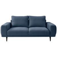 Canapea cu 2 locuri SELENE - albastru închis, Modern, textil (202/89/115cm) - MID.YOU