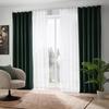 GARDINLÄNGD VIOLA - mörkgrön, Klassisk, textil (140/245cm) - Premium Living