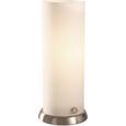 Asztali Lámpa Opálos Üvegbúra - Nikkel/Fehér, Üveg/Fém (9/20cm) - MÖMAX modern living