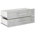 Schubladenset in Grau - Grau, MODERN, Holzwerkstoff/Metall (75,6/34,6/36,8cm) - Mömax modern living