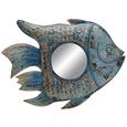 Wandspiegel In Vintage Blau - Blau, Glas/Metall (110/80/15cm) - MÖMAX modern living