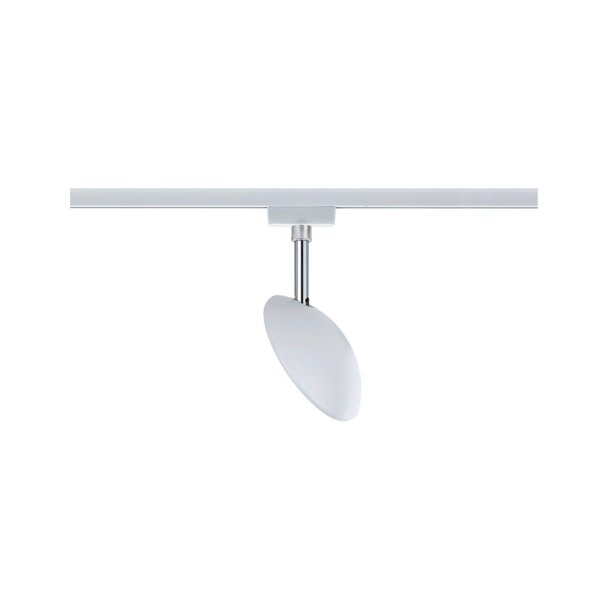 Schienensystem-Hängeleuchte Spot Sphere max. 4,7 Watt - Chromfarben/Weiß, Basics, Kunststoff (11,98/18,3/3,2cm) - Paulmann