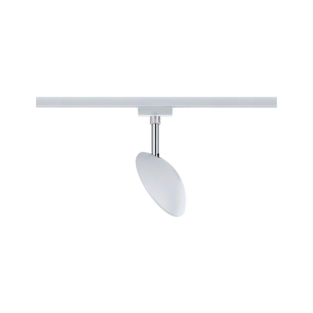 Schienensystem-Hängeleuchte Spot Sphere max. 4,7 Watt - Chromfarben/Weiß, Basics, Kunststoff (11,98/18,3/3,2cm) - Paulmann