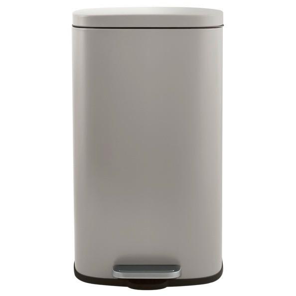 Treteimer Akira Matt-Taupe - Taupe/Schwarz, Basics, Kunststoff/Metall (42,7/29,7/64,3cm) - Spirella