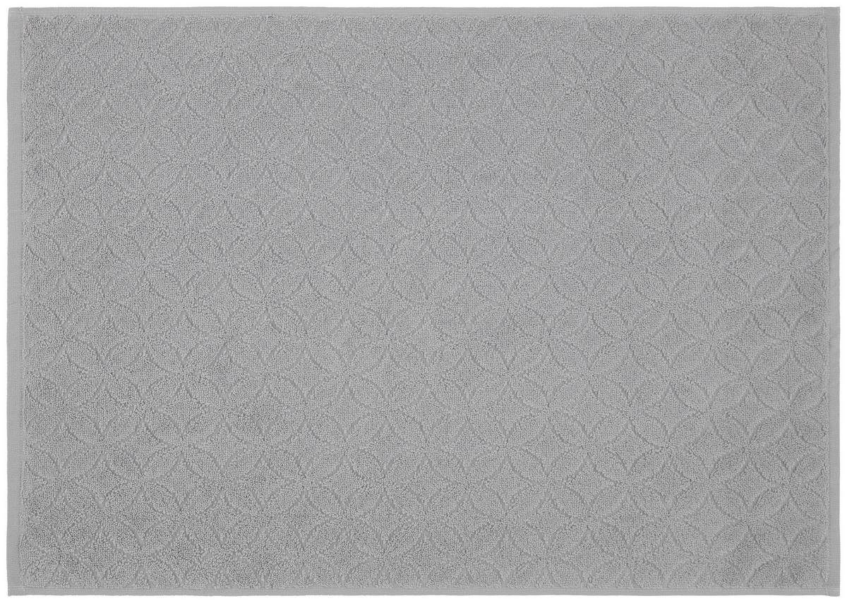 Badematte Naime in Grau ca. 50x70cm - Grau, Lifestyle, Textil (50/70cm) - Modern Living
