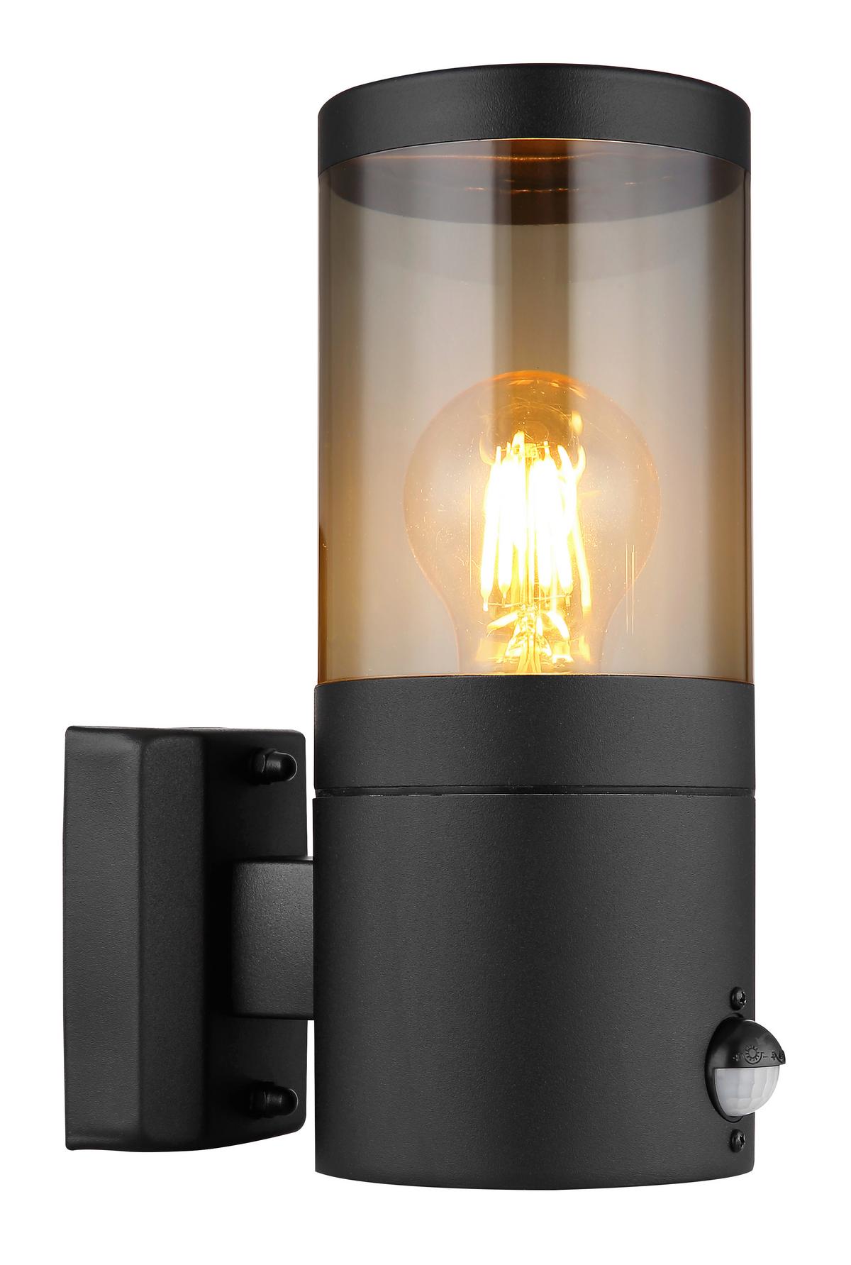 Zunanja Svetilka Xeloo - črna, Basics, kovina/umetna masa (10,2/17/24,5cm) - Globo