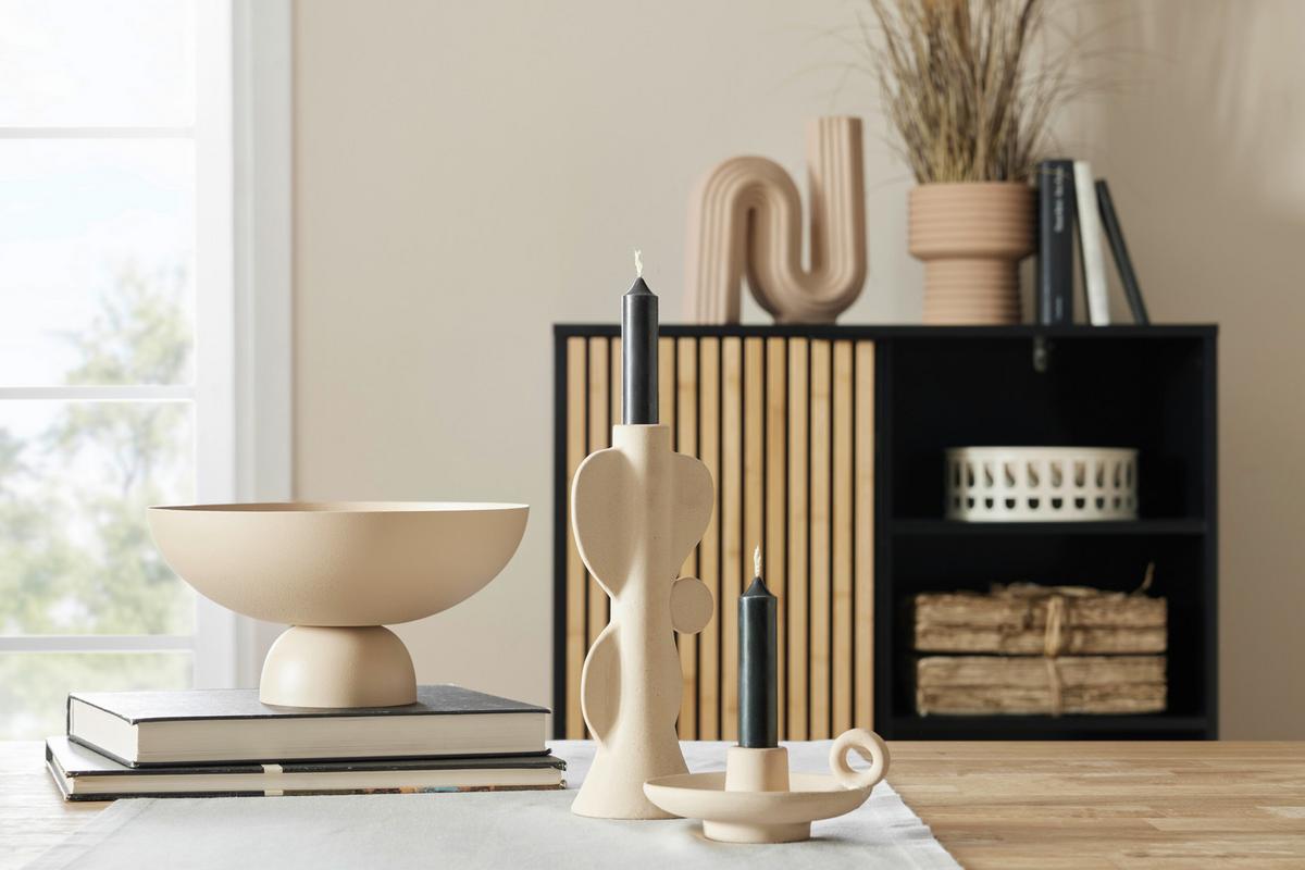 Kaspó Átm./ma.: Kb. 16/18cm Lilian - bézs, Basics, kerámia (16/18cm) - Modern Living