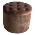 Hocker in Taupe Ø ca. 50cm - Taupe, LIFESTYLE, Holz/Holzwerkstoff (50/40cm) - Modern Living Hocker in Taupe Ø ca. 50cm - Taupe, LIFESTYLE, Holz/Holzwerkstoff (50/40cm) - Modern Living