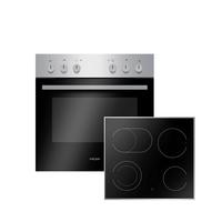 Herdset Mican 90320 - Edelstahlfarben, KONVENTIONELL, Metall (60/56/56cm) - Mican