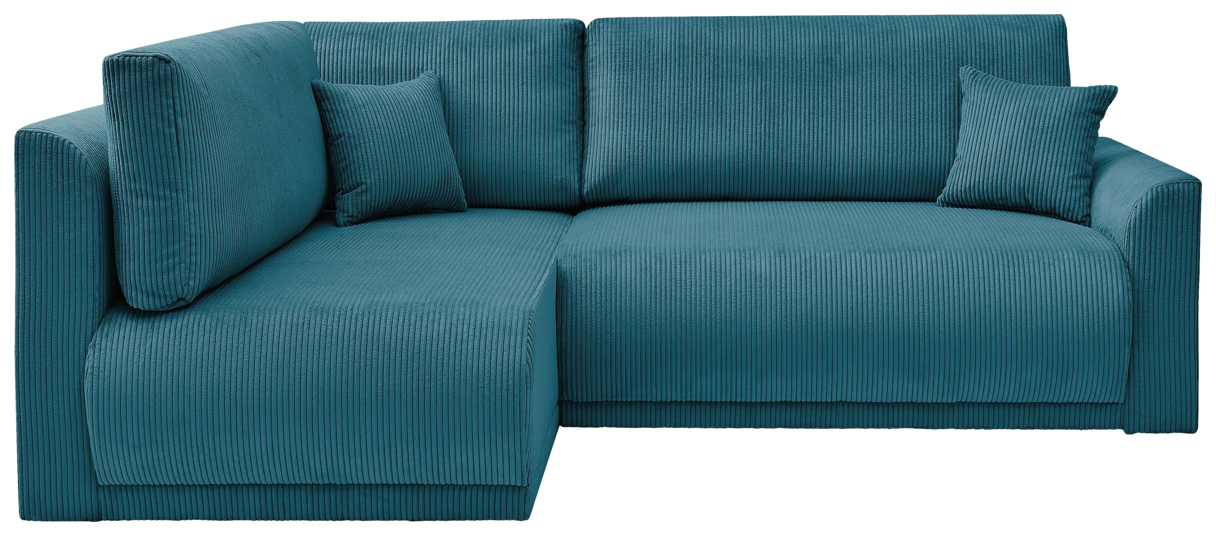 Coltar KIM - turcoaz, Modern, lemn/textil (233/160cm) - Modern Living