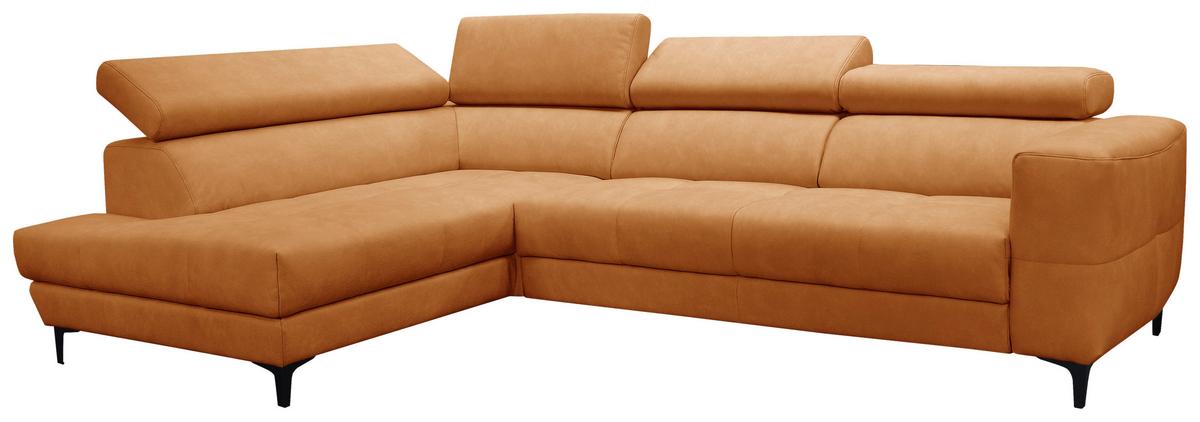Sarokkanapé Emma - sárga, Modern, textil (210/301cm) - Premium Living