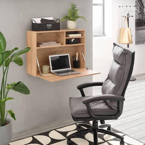 Schreibtischregal Mister Office in Eichefarben - Eichefarben, MODERN, Holzwerkstoff (80/58/25cm) - Mömax