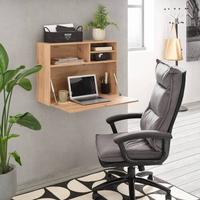 Raft pentru masa de birou Mister Office - culoare lemn stejar, Modern, material pe bază de lemn (80/58/25cm) - Modern Living