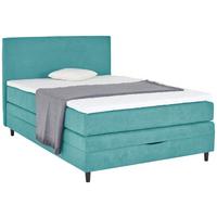 Boxspring Krevet Kleopatra - tirkizna, Konvencionalno, drvni materijal/tekstil (140/200cm) - Modern Living