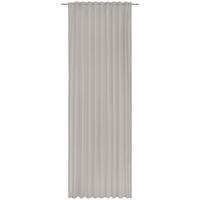 Fertigvorhang Bio-Helene in Stein ca. 140x255cm - Graphitfarben, MODERN, Textil (140/255cm) - ecoTree