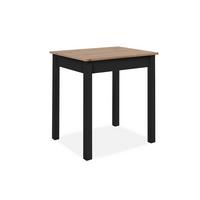 STÓŁ DO JADALNI CAPRI 81B - czarny/dąb artisan, Modern, materiał drewnopochodny (90/67/76cm) - MID.YOU