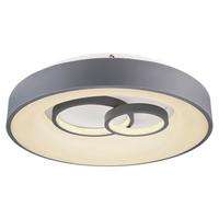 Led Svjetiljka Stropna 48416-50r Mavy - bijela/siva, Basics, metal/plastika (48/10cm) - Globo