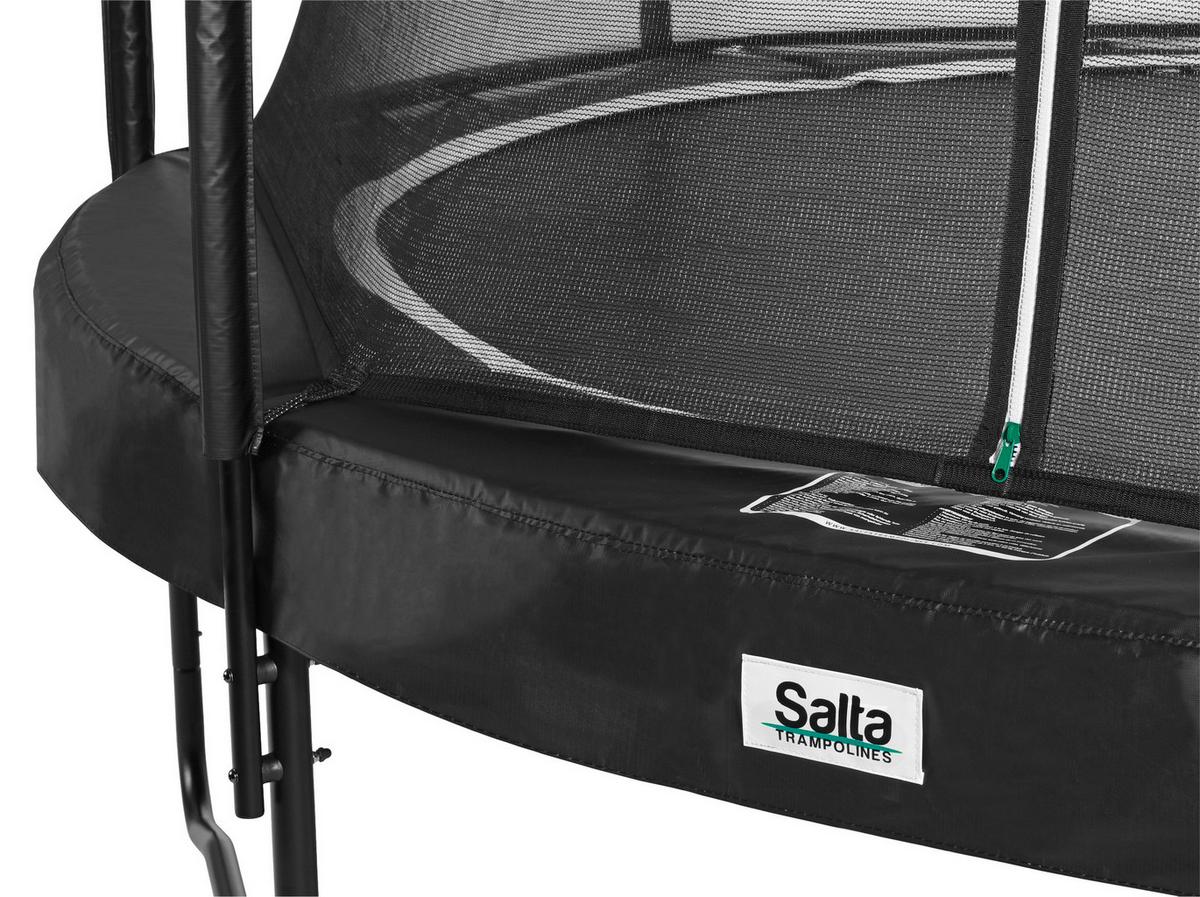 TRAMPOLIN Salta Premium Black Ø 305cm - KONVENTIONELL, Kunststoff/Metall (305cm) - Salta