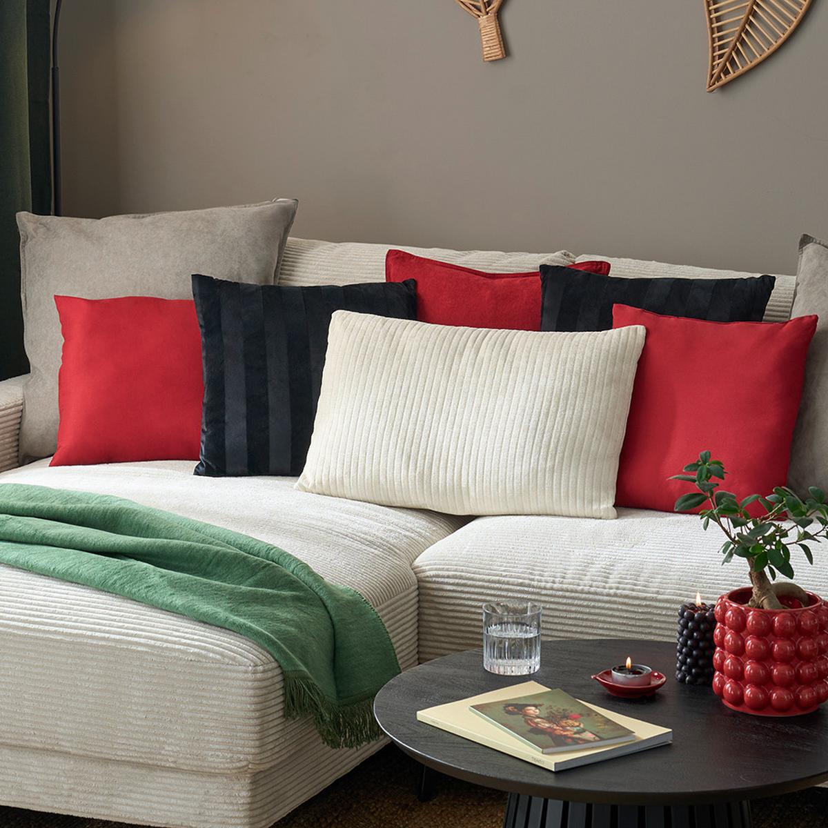 Zierkissen Pablo Naturfarben ca. 40x60cm - Naturfarben, MODERN, Textil (40/60cm) - Premium Living