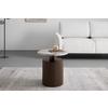 SALONTAFEL SOLCO -TREND- - Natuurlijke kleuren/Bronskleurig, Lifestyle, Houtcomposiet/Metaal (44/46cm) - Premium Living