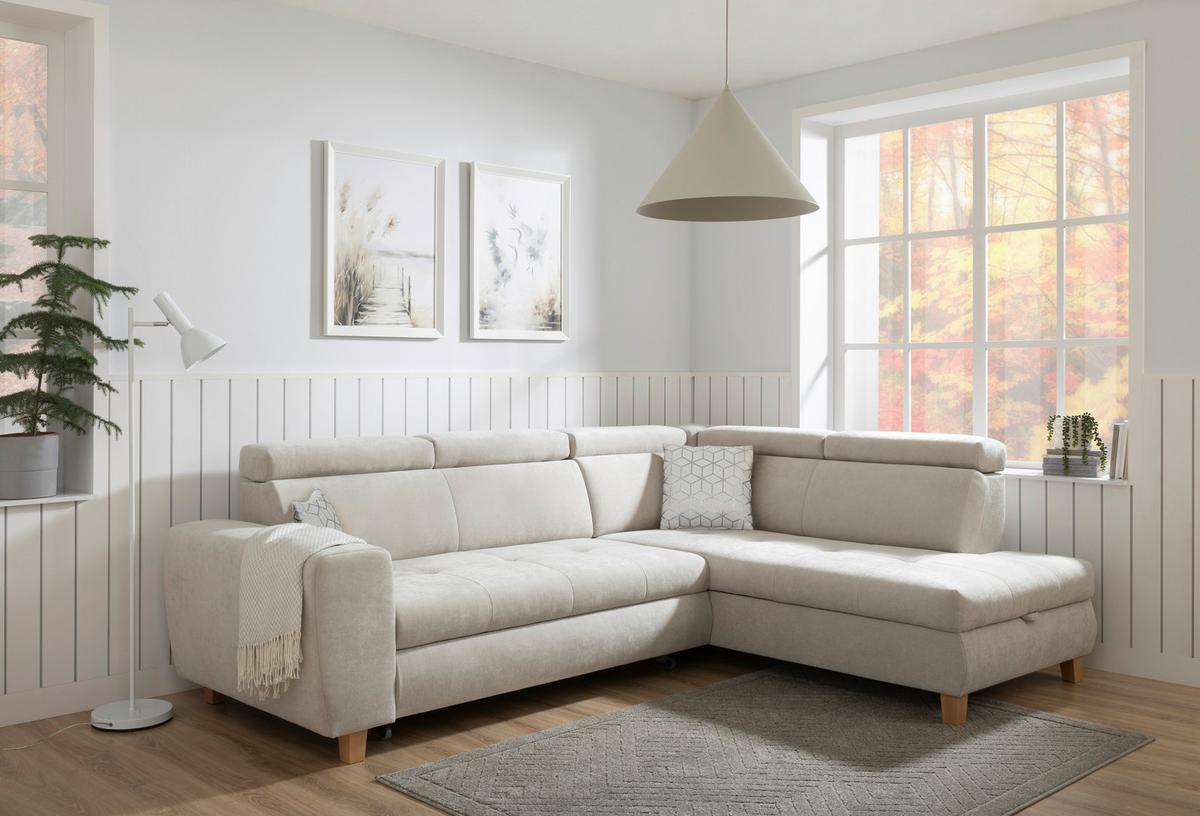 Coltar LUGO - gri deschis, Modern (266/98/205cm) - Modern Living