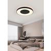 LED-TAKLAMPA JUMPO - vit/svart, Modern, metall/plast (70/7cm) - Mömax