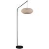 GOLVLAMPA MODERN - vit/svart, Modern, metall/textil (63.5/40/180cm) - Mömax