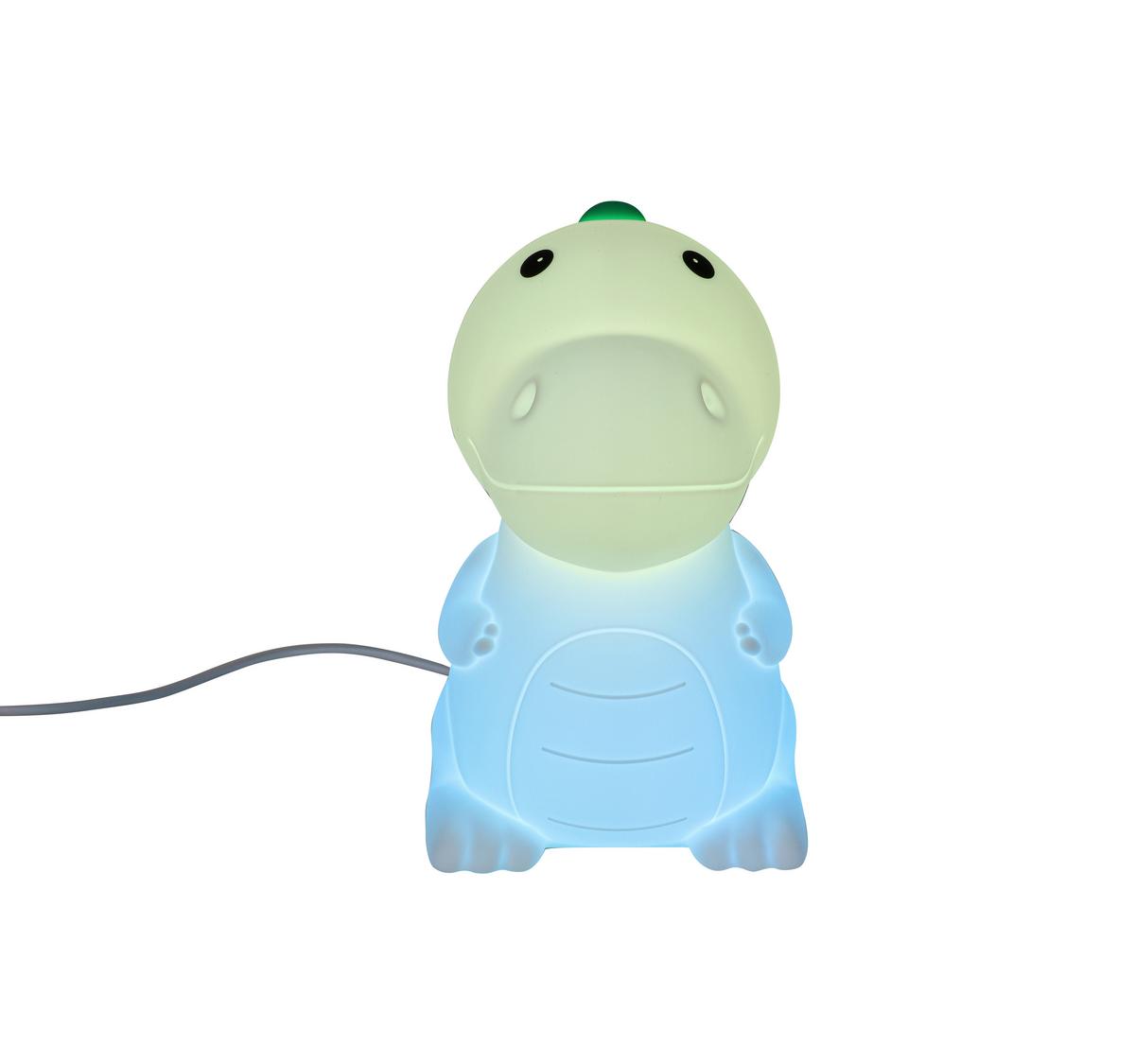 Nočna Lučka Dino - bela, Moderno, umetna masa (8,5/13,8/13,5cm) - Mömax