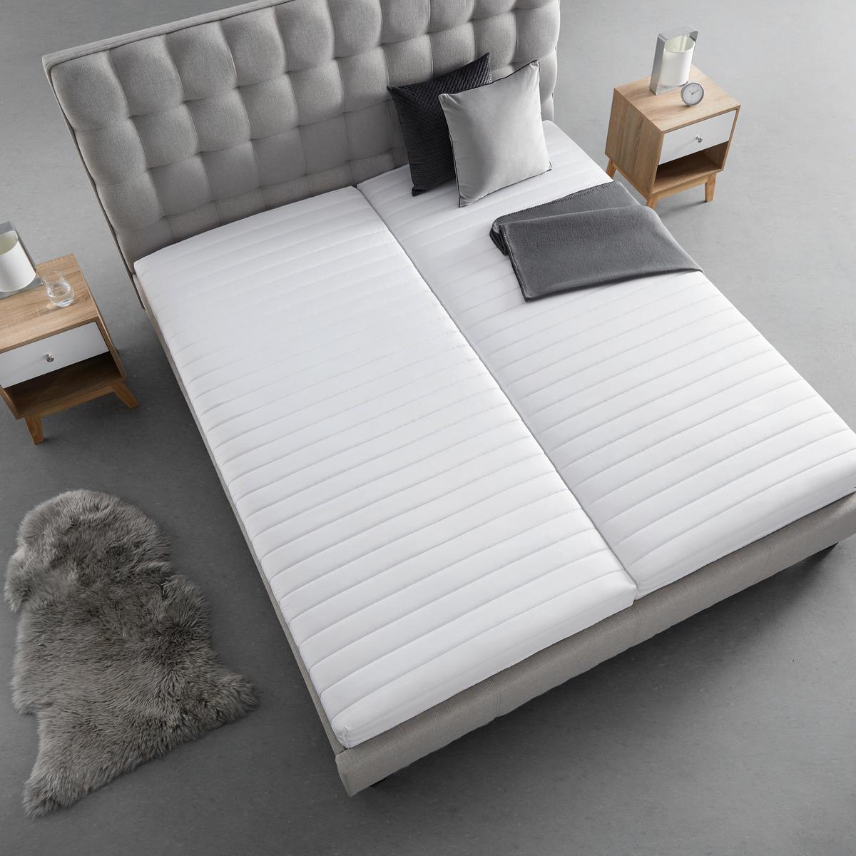 Taschenfederkernmatratze Memory Elastic ca. 90x200 cm - Weiss, Modern (90/200cm)