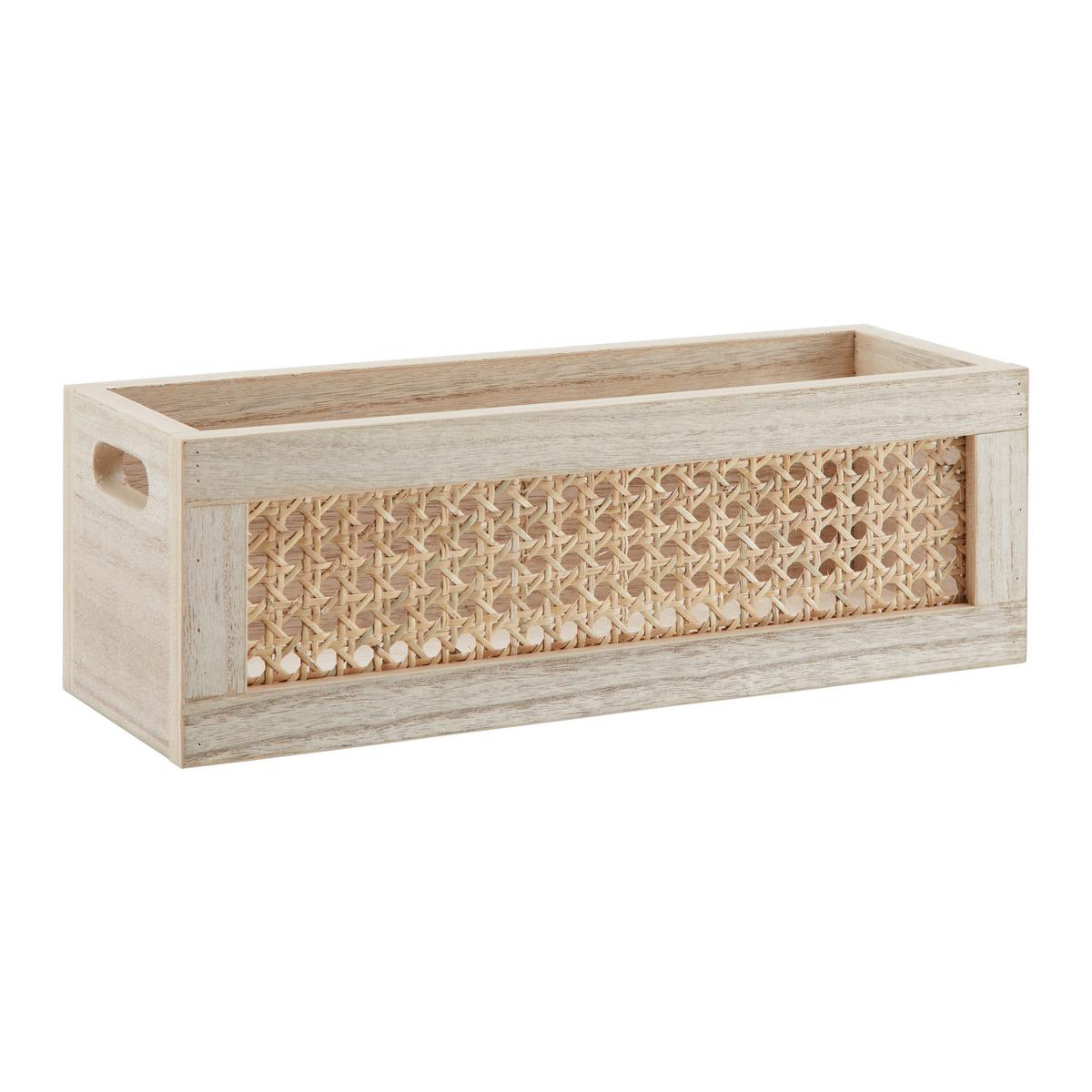 Aufbewahrungsbox Denis Hellbraun Holz - Naturfarben, MODERN, Holz/Holzwerkstoff (36/12/13cm) - Bessagi Home