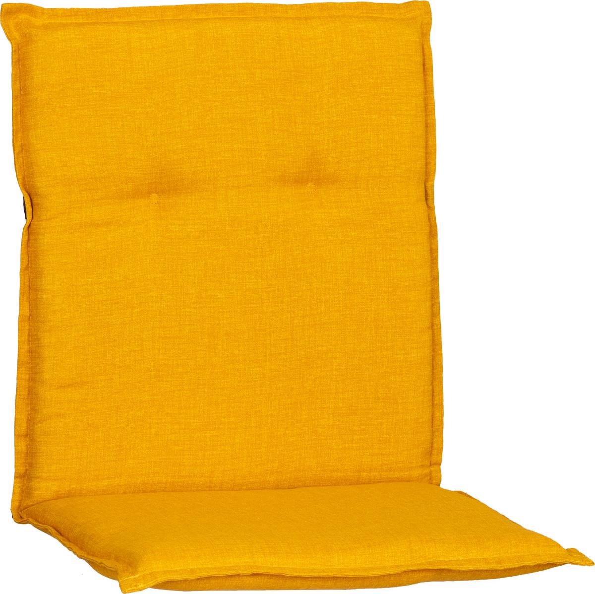Sesselauflage Genf 1 Senfgelb ca. 100x48x5cm - Senfgelb, Basics, Textil (100/48/5cm) - Mömax