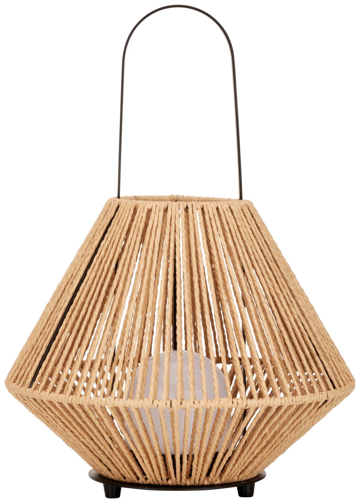 LED Kültéri Lámpa Newi - barna, Modern, természetes anyagok/fém (24/30cm) - Modern Living