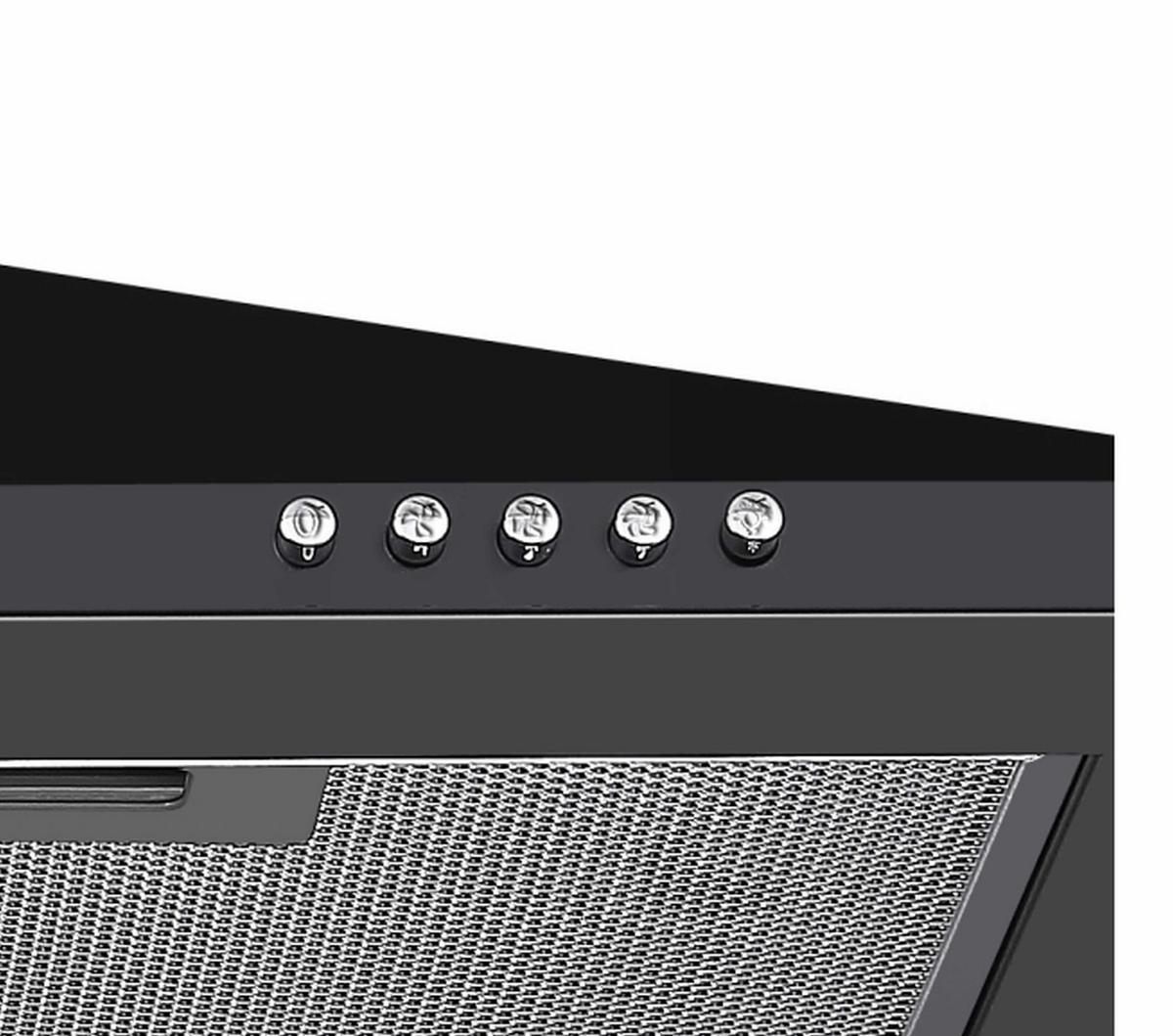 Kuhinjska Napa Karena, 60cm - črna, Trend, kovina (60/58-96/47,5cm) - Respekta