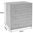 Komoda 4-you - hrast/krom, umetna masa/leseni material (74/85,4/44,3cm) - Mömax modern living Komoda 4-you - hrast/krom, umetna masa/leseni material (74/85,4/44,3cm) - Mömax modern living